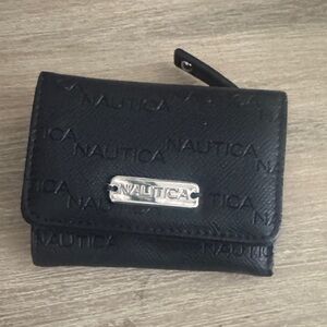 Nautica Embossed Black Wallet